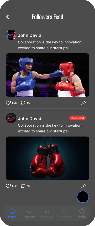 Social Fightin — Followers Feed